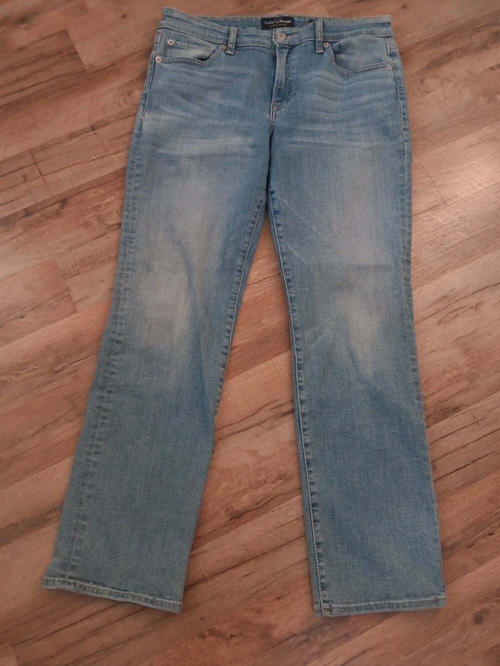 Lucky Brand Sweet Straight Light Blue Ankle Jeans